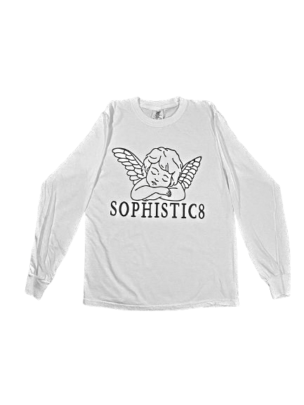 white sophistic8 angel longsleeve